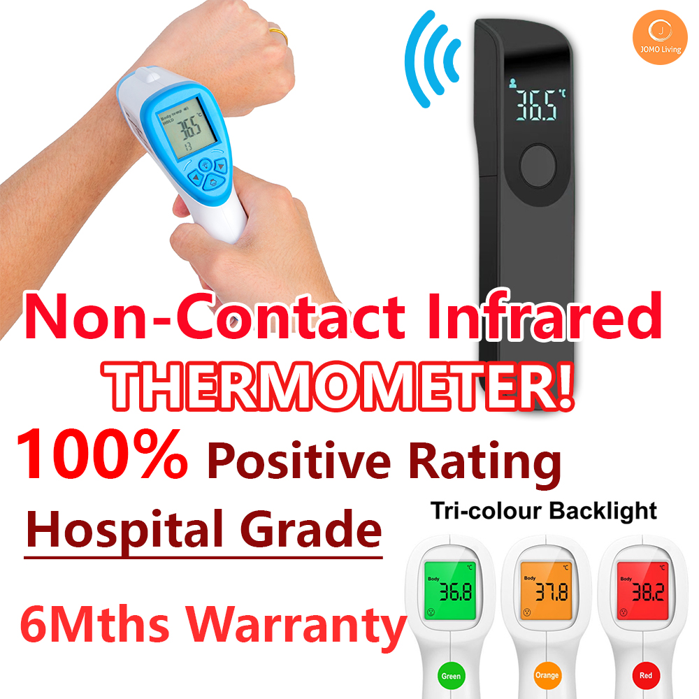 【Local 6 Mths Warranty】Medical Infrared Non-Contact Thermometer Touchless Digital Forehead Thermometer Baby Thermometer  Five Development Thermometers Temperature Scanner SG Local SG Seller (Yobekan/F