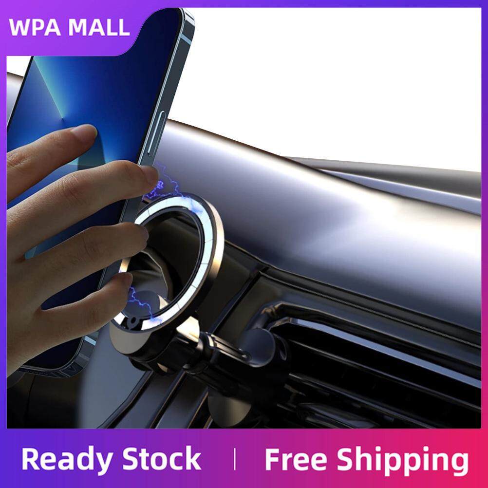 Magnetic Phone Holder for Car Adjustable Air Vent Phone Mount Compatible for MagSafe Magnetic Phone Mount Compatible for iPhone 12 13
